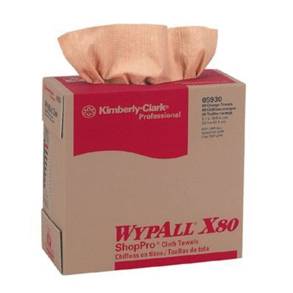 Picture of Wipes, Heavy Duty, Sheets, Red 10"x16"