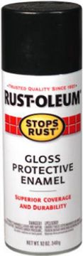 Picture of Paint, Enamel, Rustoleum, Flat Black Aerosol
