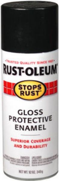 Picture of Paint, Enamel, Rustoleum, Flat Black Aerosol