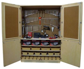 Picture of Tool Locker, Sm Engine & Power Mech w/Tools, 60"Wx22"Dx84"H