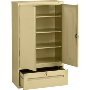Picture of Cabinet, Storage w/File Drawer 36"W x 18"D x 66"H Med Gray