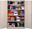 Picture of Cabinet, Storage, Jumbo 48"Wx24"Dx78"H,Med Gray,Set Up