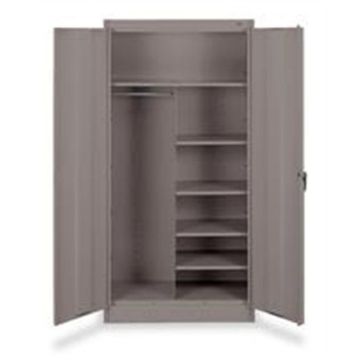Picture of Cabinet, Storage, Wardrobe 36"Wx24"Dx72"H,Med Gray,Set Up