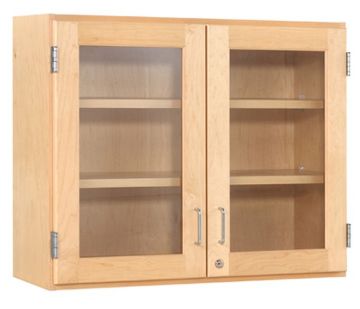Picture of Cabinet, Storage, Wall, Glass Dbl Doors 48"Wx30"Hx12"D