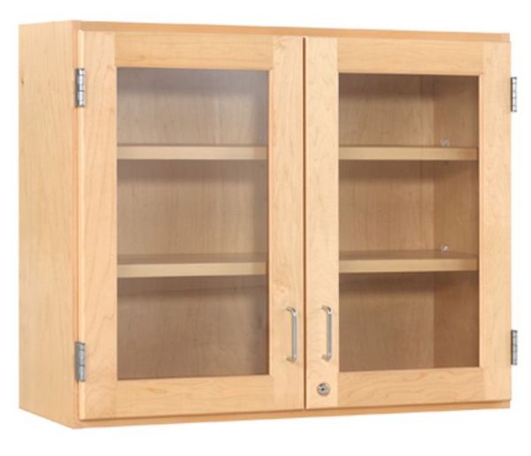 Picture of Cabinet, Storage, Wall, Glass Dbl Doors 48"Wx30"Hx12"D