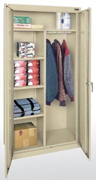 Picture of Cabinet, Storage, Wardrobe 36"Wx18"Dx72"H, Putty
