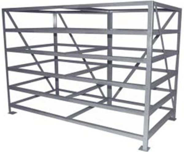 Picture of Rack, Material Storage 72"Wx54-1/2"Dx72"H, Gray