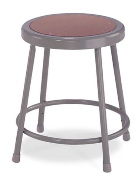 Picture of Stool, Steel 18", Gray
