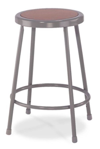 Picture of Stool, Steel 24", Gray