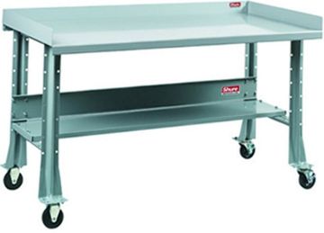 Picture of Bench, Portable, Steel Top, Sebring Gray 60"Wx29"D