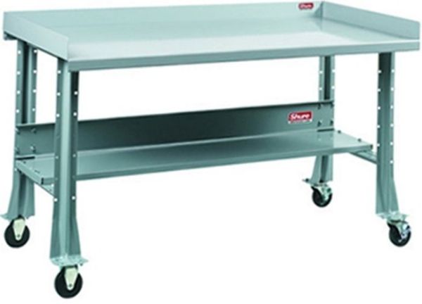 Picture of Bench, Portable, Steel Top, Sebring Gray 72"Wx29"D