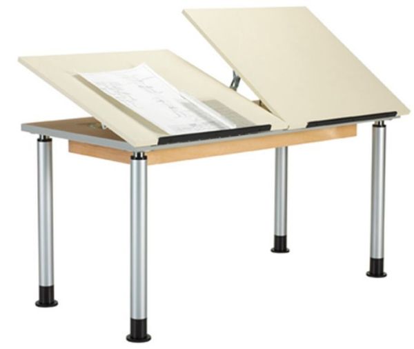 Picture of Table, Drafting, Single Station, Adjustable Height 60"Wx30"Dx39"H