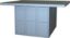 Picture of Bench, 4-Station, Steel Top, Gray 12 Locker, w/o Vises, 33"H
