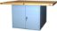 Picture of Bench, 4-Station, Wood Top 4 Door, w/o Vises, 33-1/4"H