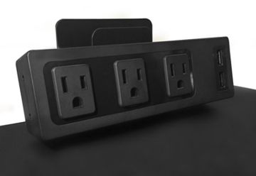 Picture of Clamp Mount Outlet & USB Hub W/10' Cord