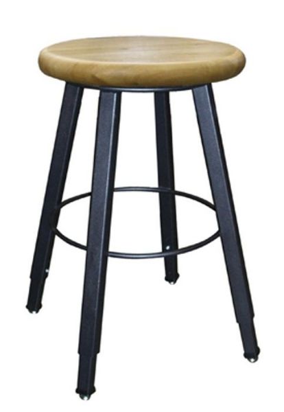 Picture of Stool, Steel, Adjustable Leg 18"-28"