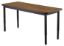 Picture of Table, Adjustable, Steel Frame, Laminate Top, Montana Walnut 30"Wx72"D