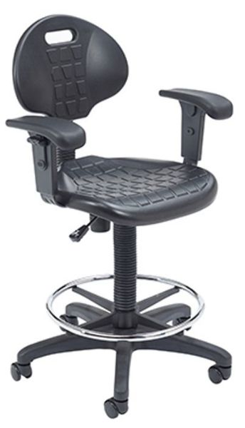 Picture of Stool, Kangaroo, Adjustable, w/Arms 22-32"H