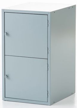 Picture of Cabinet, Base Unit, 2-Locker Gray