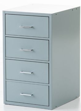 Picture of Cabinet, Base Unit, 4-Drawer Gray