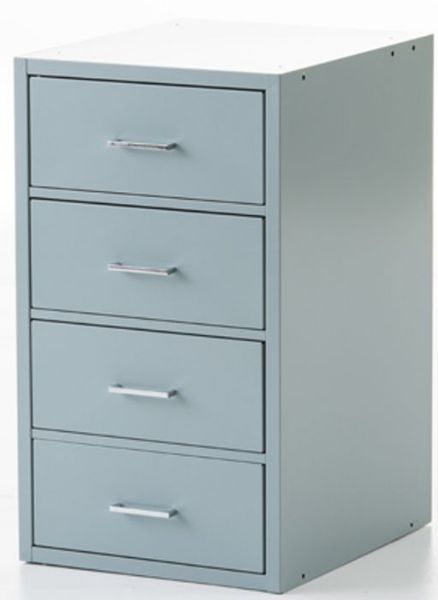 Picture of Cabinet, Base Unit, 4-Drawer Gray