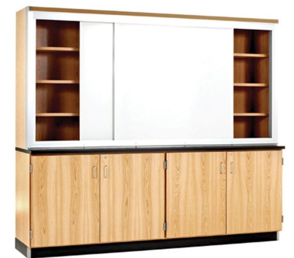 Picture of Cabinet, Storage, Presentation, Oak 96"Wx24"Dx84"H