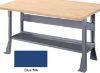 Picture of Bench, Blue M4 Legs, Maple Top 6'Wx30"Dx1-3/4"H