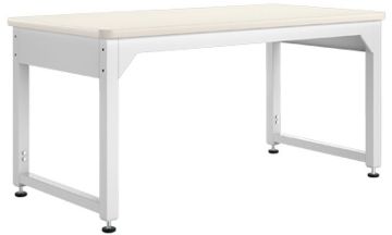 Picture of Workbench, Fab Lab, Adjust, Ht - Almond Laminate 60"Wx30"D