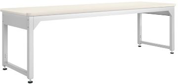 Picture of Workbench, Fab Lab, Adjust, Ht - Almond Laminate 96"Wx30"D