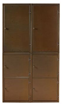 Picture of Cabinet, Storage, 4 Door, 18"x30" 62"H, Astro Gray