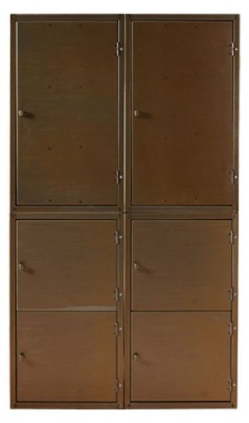 Picture of Cabinet, Storage, 4 Door, 18"x30" 62"H, Astro Gray