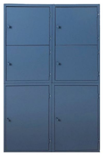 Picture of Cabinet, Storage, 4 Door, 18"x30" 62"H, Slate Blue