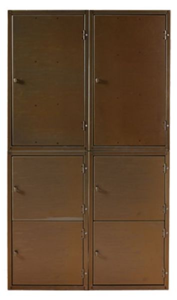Picture of Cabinet, Storage, 6 Door, 18"x30" & 15"x18" 62"H, Astro Gray