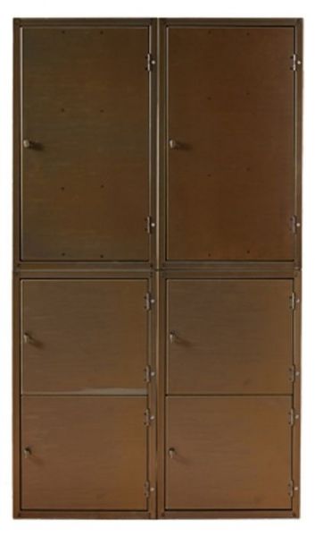 Picture of Cabinet Storage, 8 Door, 18"x30" 62"H, Astro Gray