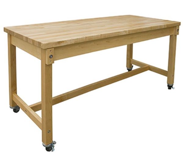 Picture of Tables, Mobile, Makerspace - Maple Top 30"Wx60"Dx36"H