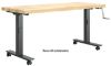 Picture of Bench, Hi-Low, Maple Top 60"Wx24"D