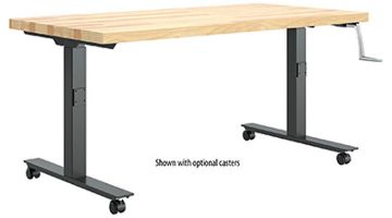 Picture of Bench, Hi-Low, Maple Top 60"Wx30"D