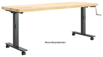Picture of Bench, Hi-Low, Maple Top 72"Wx24"D