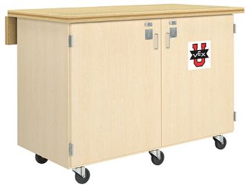 Picture of Workbench, Maple w/Vex Log 62"Wx32-1/2Dx42-3/4"H