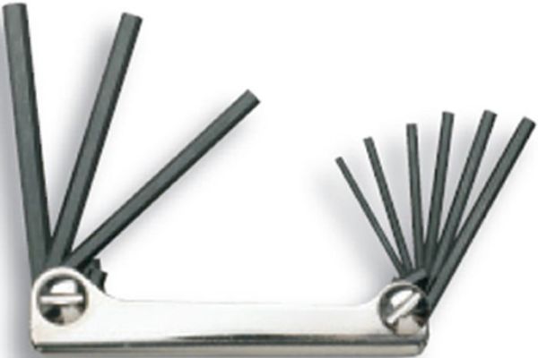 Picture of Hex Key Fractional Set, Folding 9 Sizes, 5/16" - 1/4"