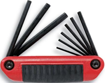 Picture of Hex Key Fractional Set, Folding 9 Sizes, Ergo, 5/64"-1/4"
