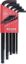 Picture of Hex Key Ball End Set, Fractional 13 Sizes, .050" - 3/8"