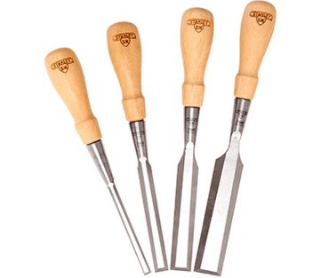 Picture of Chisel Set, Wood, 4 Piece 1/4", 1/2", 3/4", & 1”