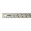 Picture of Rule, Straight Edge, Aluminum 12"Lx1-1/8"W, 8th, 16th Grad