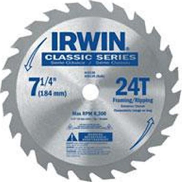 Picture of Blade, Circular Saw, Framing, Carbide 7-1/4"x5/8"x24T