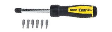 Picture of Screwdriver, Ratcheting, w/Bits, 7pc 12"L