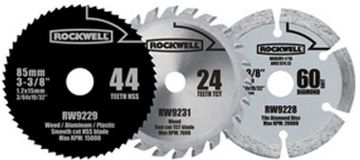 Picture of Blade, Circular Saw, 3 Pc 3-3/8", 24T Carbide, 44T HSS,
