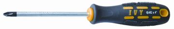 Picture of Screwdriver, Phillips Tip, Round Shank 3" Blade, 6-1/2"OAL, #0 Tip