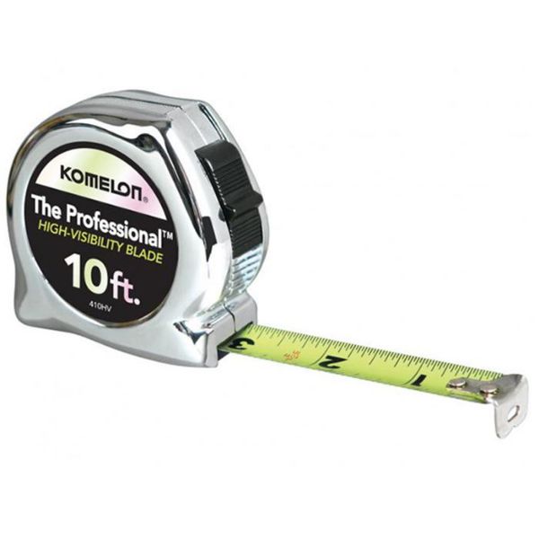 Picture of Tape Rule, High Viz, Chrome Case 5/8"x10'