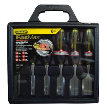 Picture of Chisel, Wood, Thin Blade, 6pc 1/4"-1-1/2"